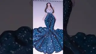 model designer dress 👗 sketch 🎨🖌️🎨❤️