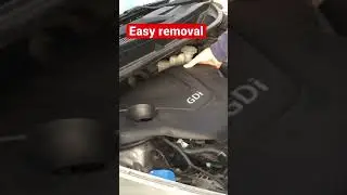 How to remove the engine cover on a Kia Rio. Please LIKE and SUBSCRIBE 👍
