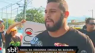 Reportagem do SBT sobre a Tocha da Vergonha  1