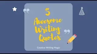 5 Inspirational Quotes for Authors! ✏️