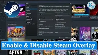 ✅ How To Enable & Disable Steam Overlay (All Games/Specific Individual Games) Steam