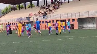 Calentamiento de FC Barcelona en Torneo Logroño