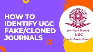 How to Identify Fake Journals