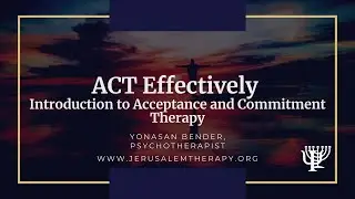 ACT Effectively: Introduction to Acceptance and Commitment Therapy