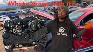 I SCORED a EJ255 for 200$ at the scrap yard...