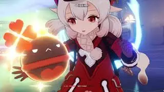 Venti and Klee in action with normal artifact stat - Midsummer Courtyard AR 6