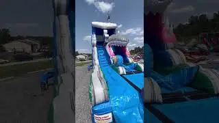 Shark Inflatable Water Slide | 3 Monkeys Inflatables | Central PA and Northern MD Event Rentals