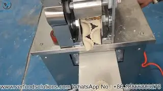VERFOODSOLUTIONS 18g 6.5x3.5cm Empanada Dumpling Machine Test for Poland Customer