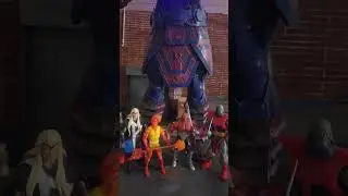 Marvel Legends Haslab Galactus and Heralds Display #shorts #youtubeshorts
