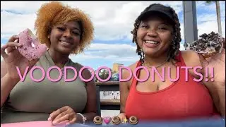 **NEW MUKBANG** Amazing Voodoo Donuts!! And our trip to Universal Studios!