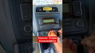 Stereo Frame Disassembly #shorts #pccg #volkswagen #volkswagenvento Part 1