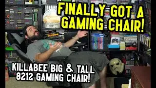 FINALLY Got a GAMING CHAIR! - KILLABEE 8212 Big and Tall Gaming Chair Review | 8-Bit Eric