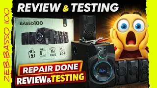 Zebronics Basso 100 HomeTheatre होम थिएटर रिव्यू एंड टेस्टिंग Basstesting #bluetoothspeaker #speaker