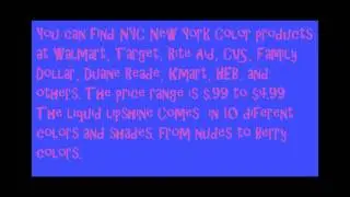NYC New York Color Liquid Lipshine