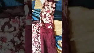 wine color suit with different dupatta #cottonsuit #fashion