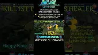 Lords mobile witch doll stage 3|f2p heroes|New Event 2023