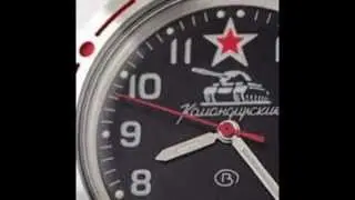 Russian TANK T-34 - Automatic Military Watch - VOSTOK AMPHIBIAN 2416/420306