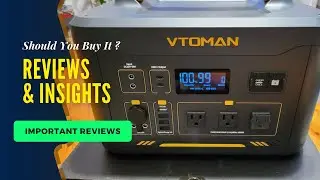 the VTOMAN PB-22 Portable Power Station | Important details