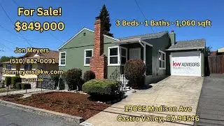 19085 Madison Ave Castro Valley, CA 94546 - Listing Video