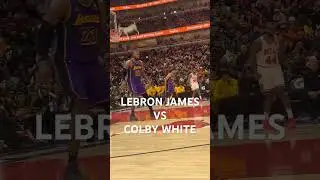 Lebron James Vs Colby white #bulls  #lakers  #3Pt splash #nba