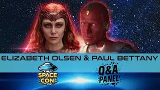 Элизабет Олсен и Пол Беттани | Воссоединение актеров WandaVision на SpaceCon San Antonio 2025 [По...