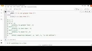 Python Crash Course | Comparison Operator | if condition | For Loop | While Loop