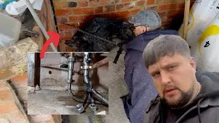 Бурение непосредственно к котлу и добавление НОВОГО участка трубы радиатора