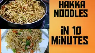 chilli garlic noodles | hakka noodles recipe | quick 10min recipe #noodles