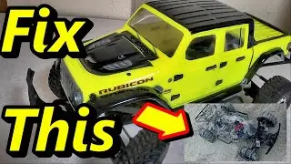 Repair Traxxas Slash 4×4. I put the body of the jeep Gladiator Rubicon on traxxas slash .