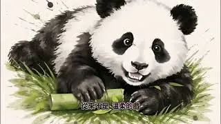 《墨染食鐵獸》原來熊貓也會吃肉？ #科普 #熊貓 #panda #pandasong #sugarcane