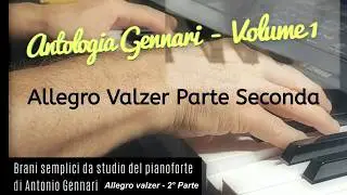 Antologia Gennari volume 1 - Allegro Valzer Seconda Parte