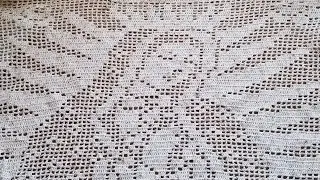 GABAN GUADALUPE  t&eacute;cnica filet  #crochet #clase34