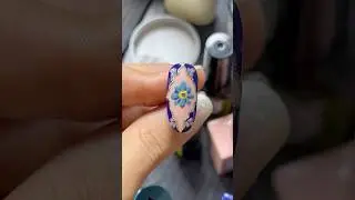 Simply Moroccan tiles nails design ✨ #nails #nailart #shortviral #shortfeed #youtubeshorts