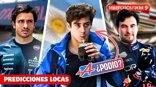 COLAPINTO en el PODIO, SAINZ GANADOR, ... PREDICCIONES LOCAS F1 2026 |  SemaforosFuera