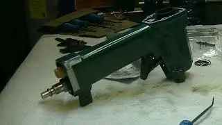 Omer Pneumatic Pin Nailer Repair, Detailed Instructions include disassembly, Cleaning & Operation