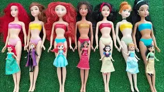 Disney Princess Doll Makeover ~ DIY Miniature Ideas for Barbie   Wig, Dress, Faceup, andMore! DIY