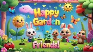 Happy Garden Song / Planting, Singing & Nature Song / Fun Rhyme For Toddlers And Kids 