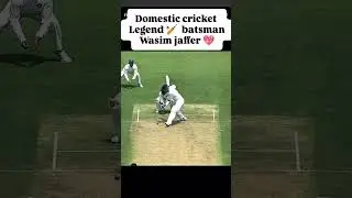 Domestic cricket legend Wasim jaffer ✅