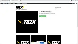 4. Je menu aanpassen van de website - Uitleg TB2X