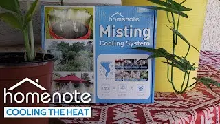 HOMENOTE Misting Cooling System 59FT - Pre-Assembled - Installation and Review
