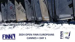 Highlights from Day 1 of the 2024 Finn Open Europeans in Cannes