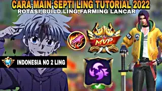 TUTORIAL LING 2022 | CARA MAIN SEPTI PAKAI LING ! LING TUTORIAL ! LING GAMEPLAY - MLBB