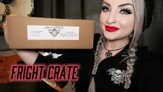 Fright Crate - Monthly Horror Subscription Box Unboxing - July 2020