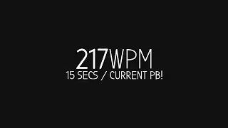 217WPM w/ the Razer Huntsman Mini | 15sec Type Test + Sound Test