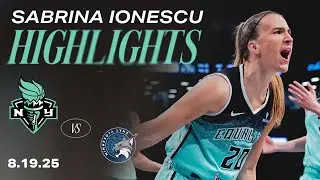 HIGHLIGHTS | Ionescu Drops 17 PTS & 11 AST to lead Liberty&rsquo;s Win Over Lynx, 85&ndash;75