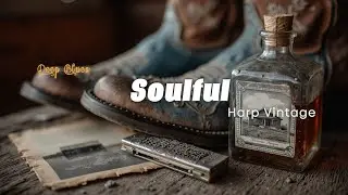 Deep Blues Harmonica ~ Soulful Instrumental | Raw Vintage Feeling