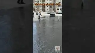 Podium slab waterproofing with Pure Polyurethane