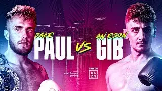 JAKE PAUL VS GIB OFFICIAL ANNOUNCEMENT