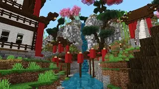 The Village of Turtle Island | My build teams first Minecraft Marketplace build!