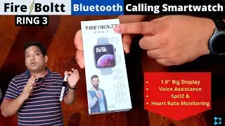 Is Firebolt Ring 3 Smartwatch Worth it? Bluetooth Calling | 1.8